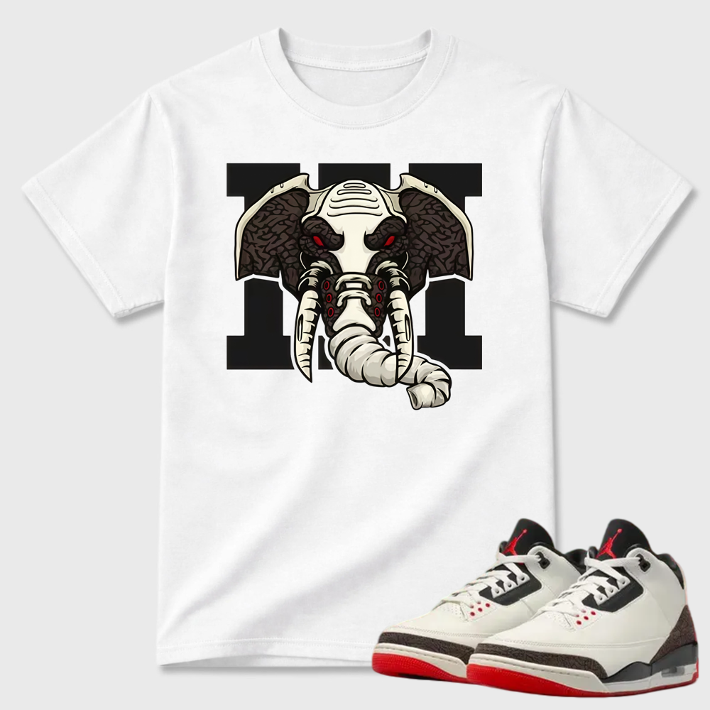 AJ3 World’s Best Dad Match Tee, Match RARE AIR ELEPHANT Shirt