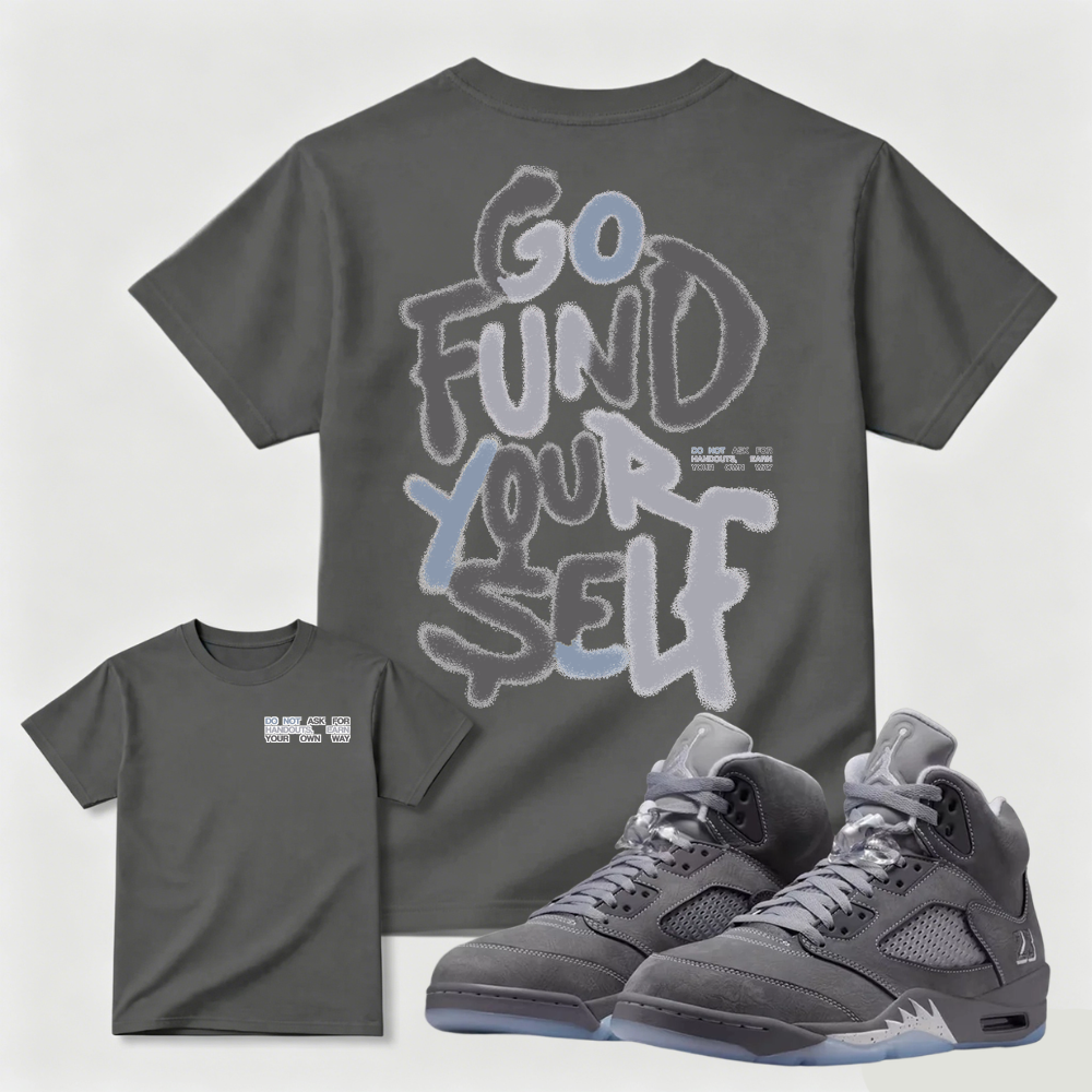 Go Fund Yourself Graffiti AJ5 Matching Tee