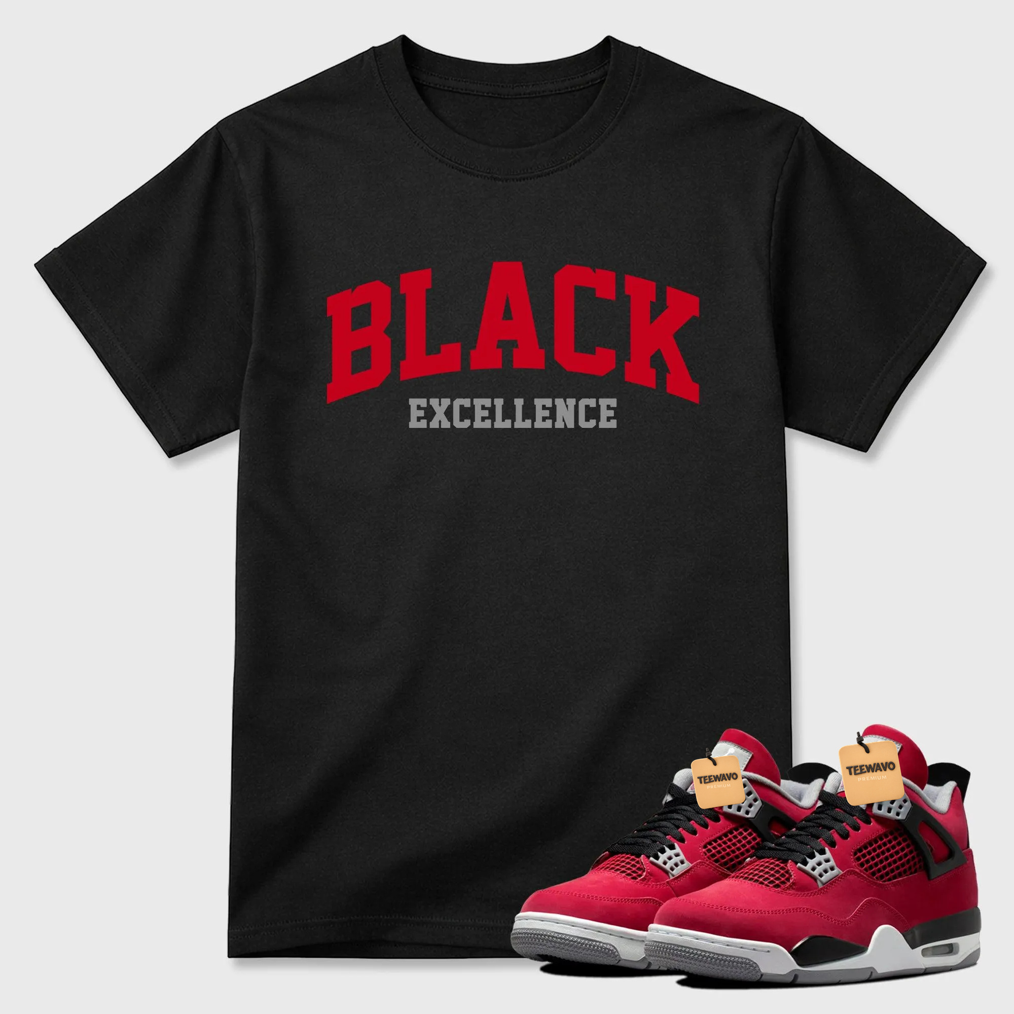 Varsity Black Excellence Premium Graphic T-shirt