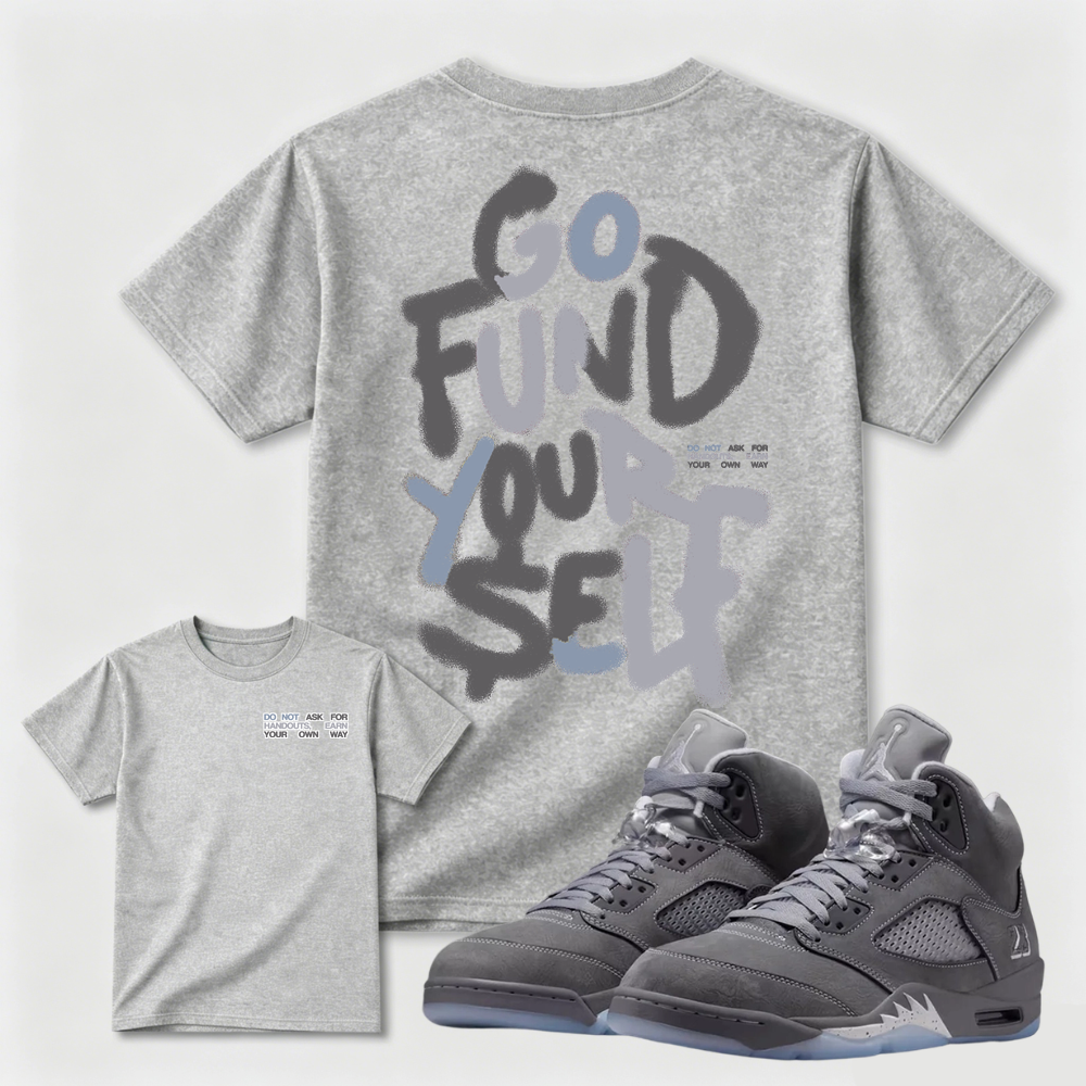 Go Fund Yourself Graffiti AJ5 Matching Tee