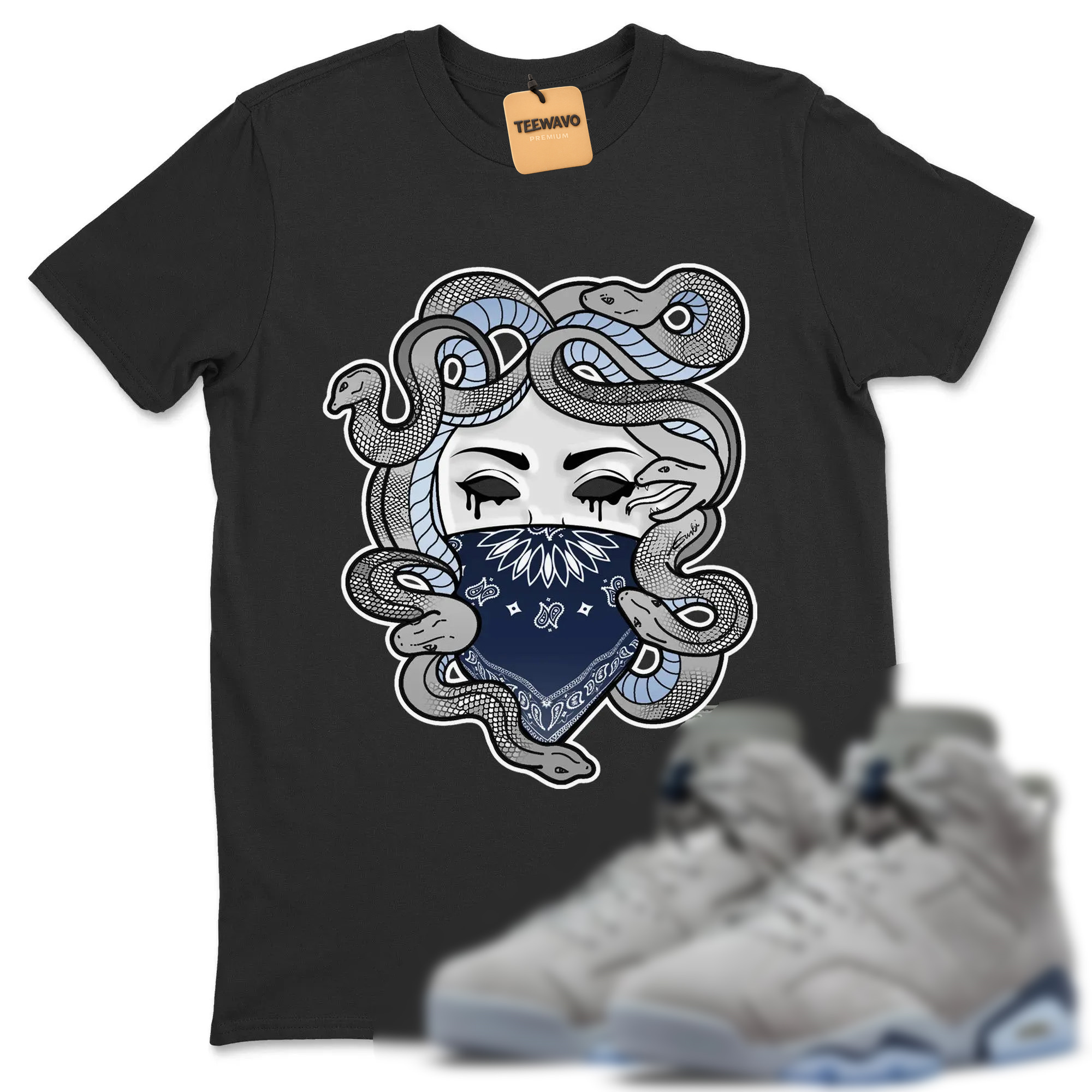 Medusa Unisex Tops - AJD 6 Georgetown