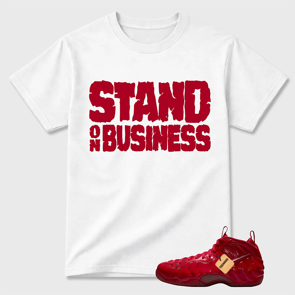 Foamposite Red October Black 2026 Air Pro T Shirt Match SOB