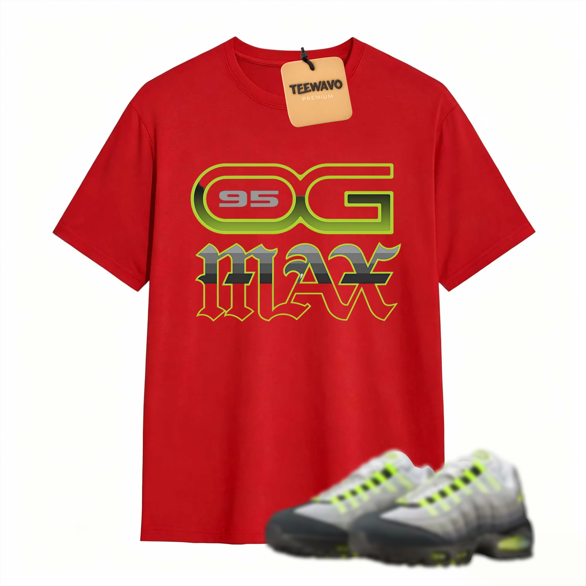 Air Max 95 OG Neon Matching Tee  OG Neon 95 Shirt