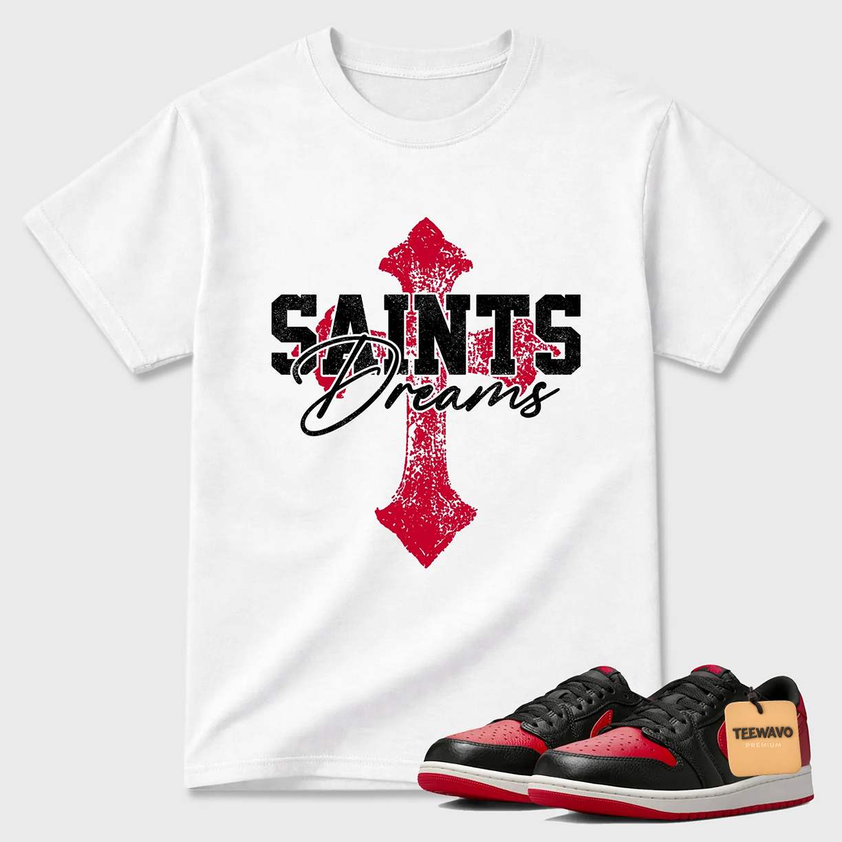Saints Dreams  Sneaker Tees - Air Jordan 1 Banned