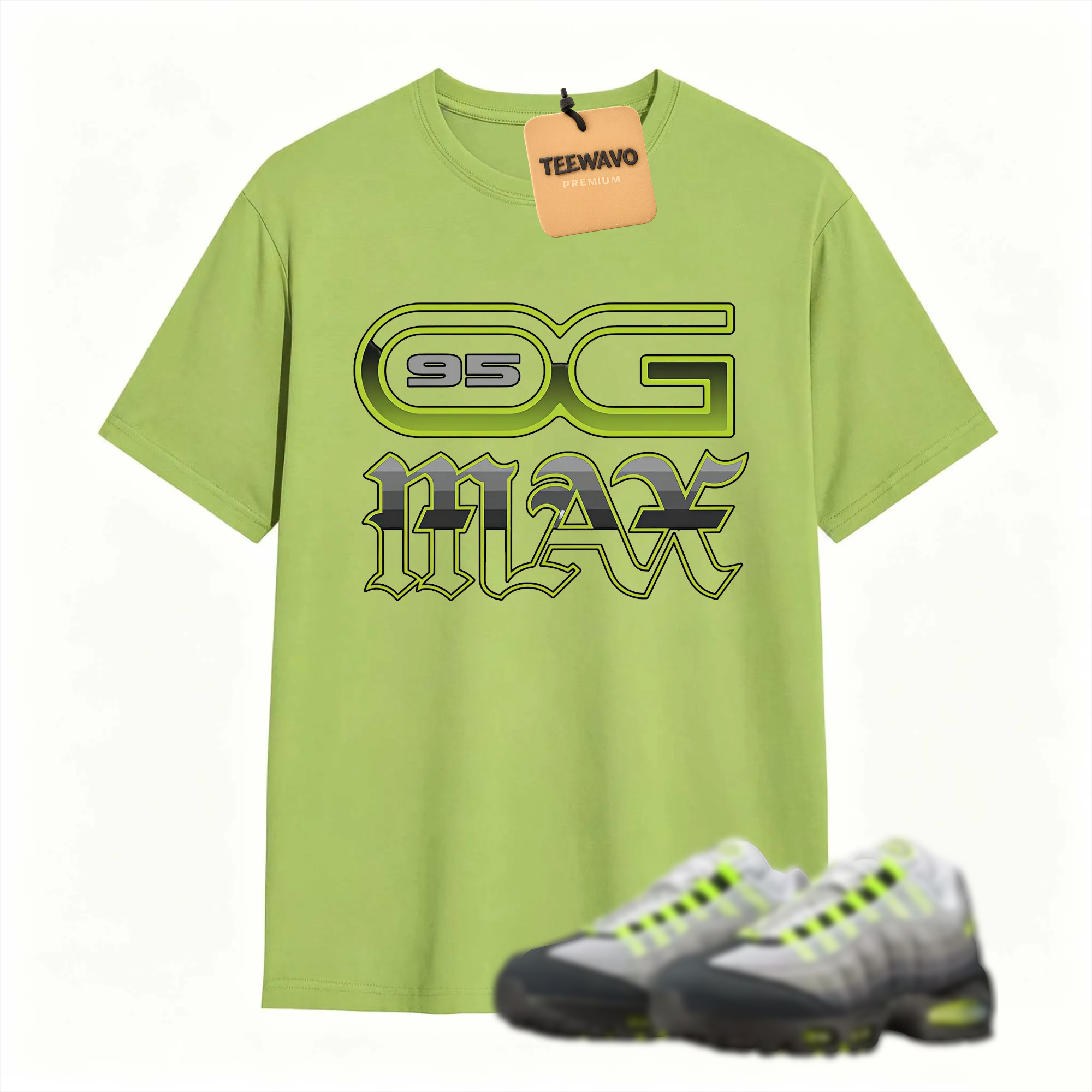 Air Max 95 OG Neon Matching Tee  OG Neon 95 Shirt