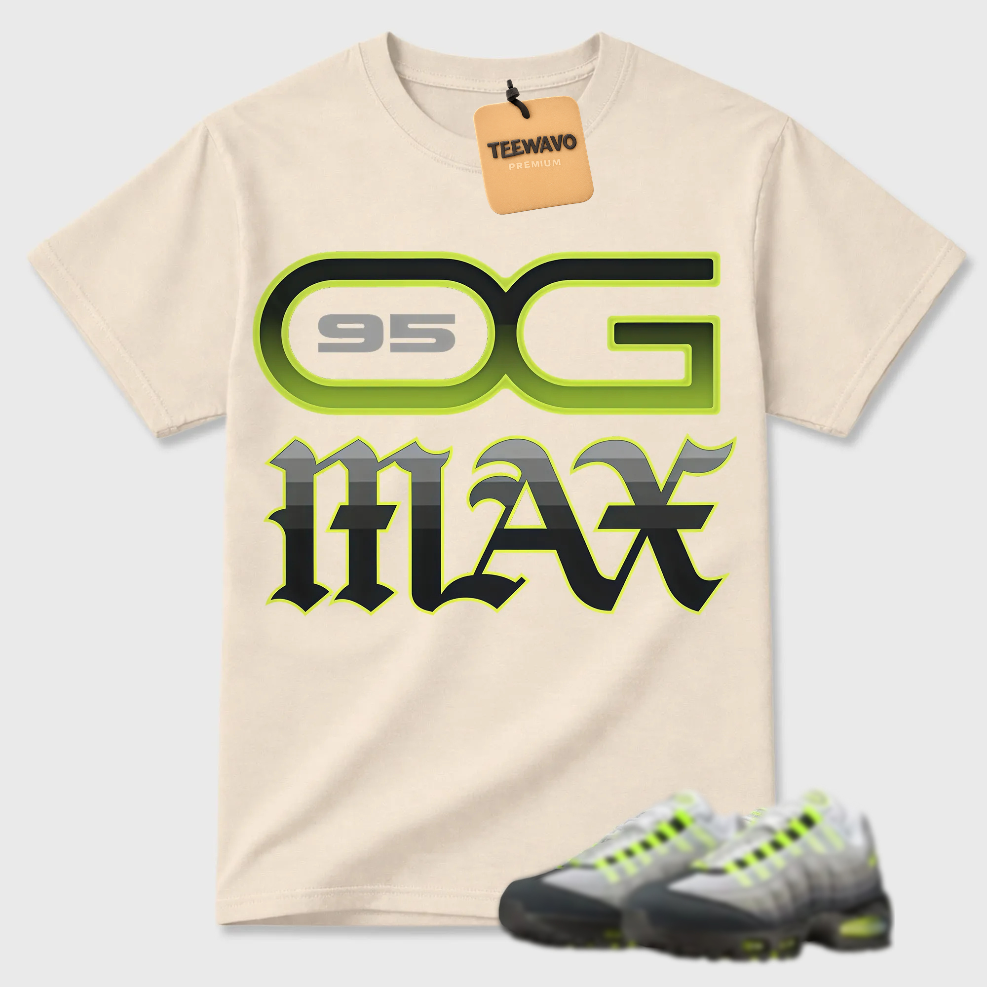 Air Max 95 OG Neon Matching Tee  OG Neon 95 Shirt