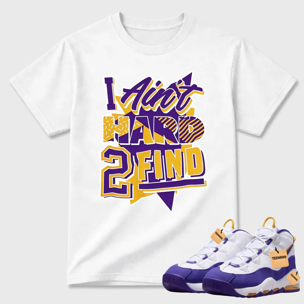 Rare Find Sneaker Shirt White to Match Air Max Uptempo Lake