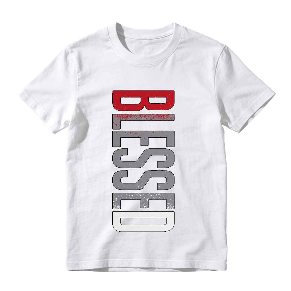 [Copy]Two-Tone Melt Paint Retro Trainer Number 95 Graphic Cotton Tee