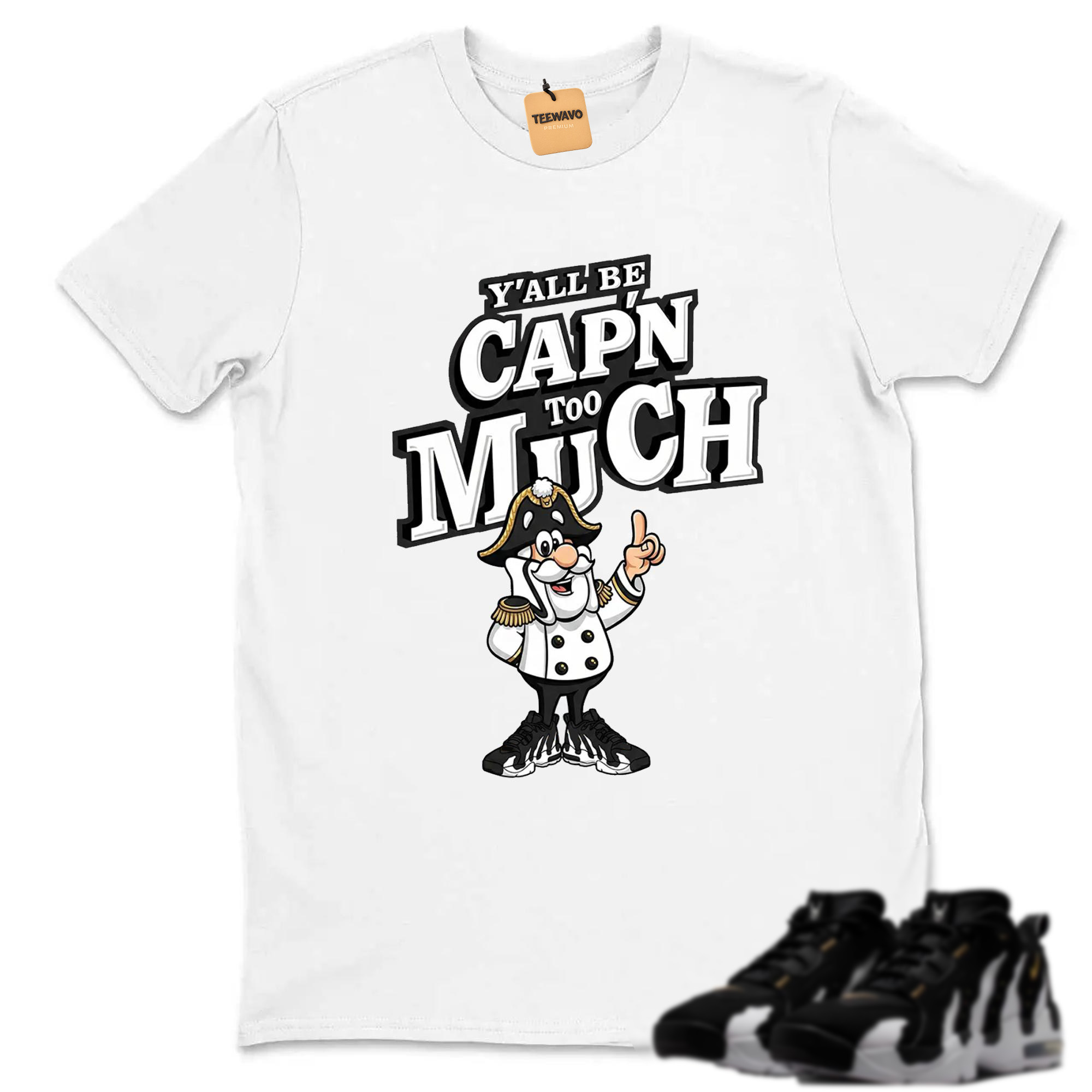 Witty Cartoon Character Letter Casual Fashion T-shirt