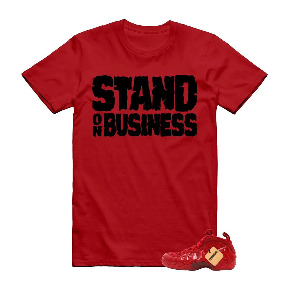 Foamposite Red October Black 2026 Air Pro T Shirt Match SOB