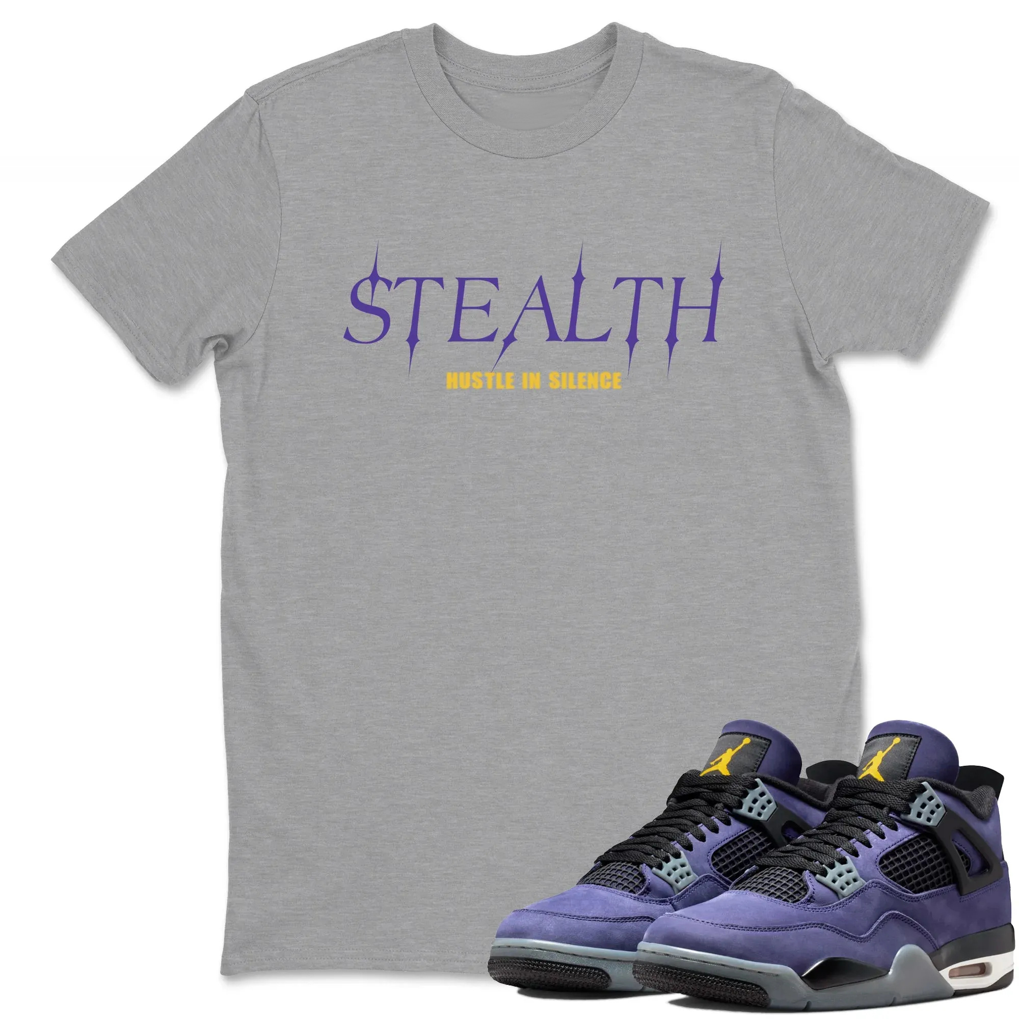 Stealth TEEWAVO Sneaker Tees - Air Jordan 4 Lakeshow