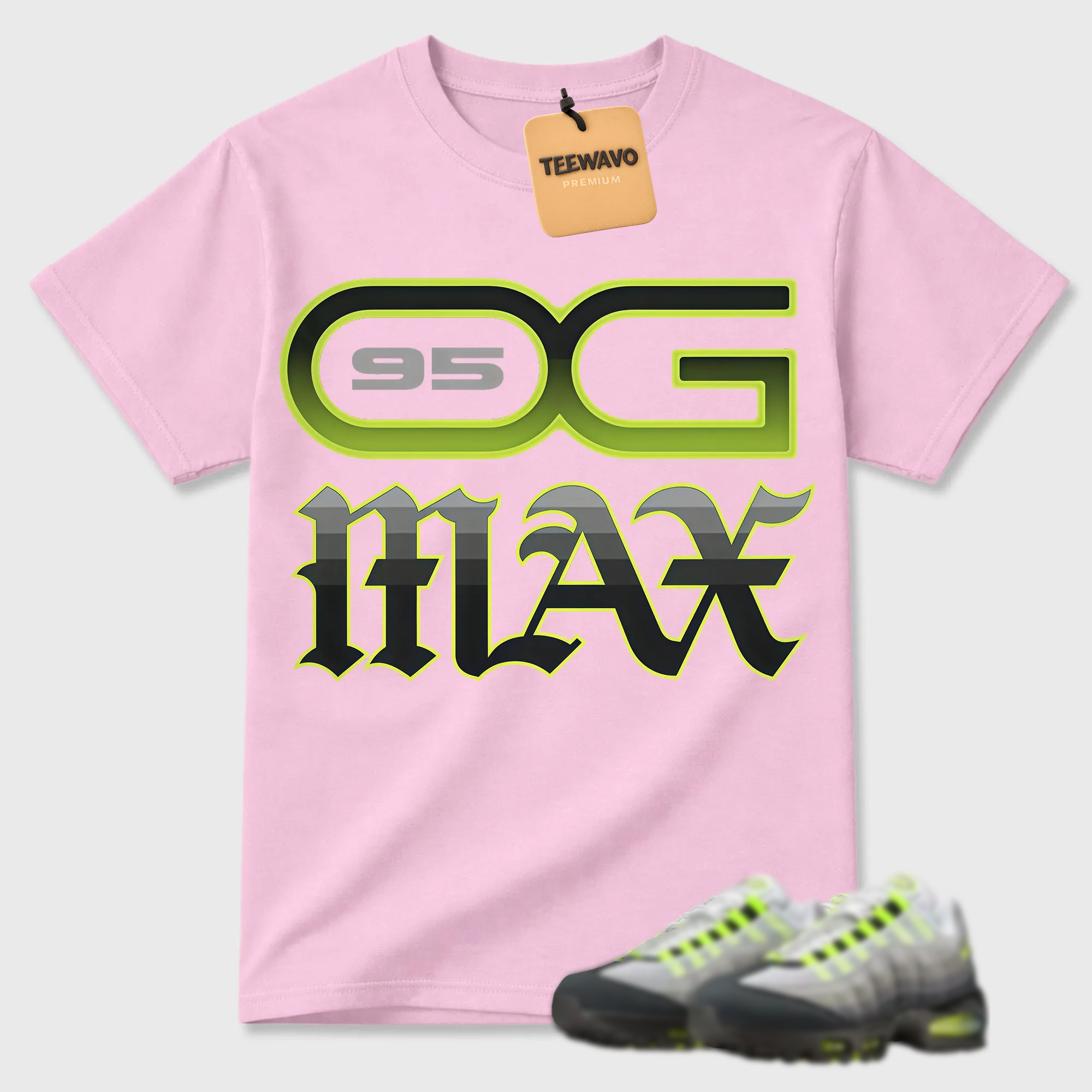 Air Max 95 OG Neon Matching Tee  OG Neon 95 Shirt