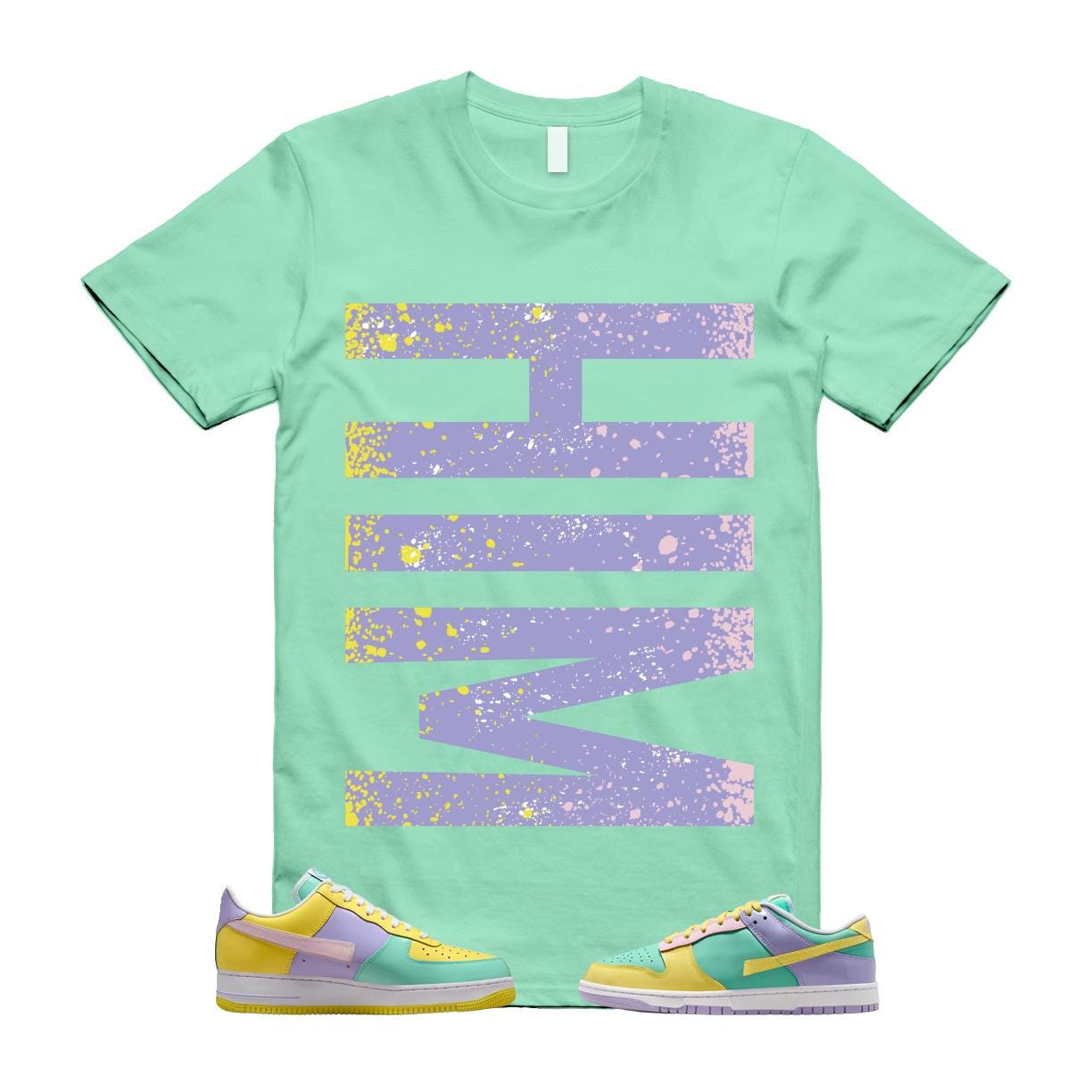 Dunk Easter Air Force 1 Emerald Rise Yellow Pulse Hydrangeas White Pink Foam 2026 Low T Shirt Match HIM VERT