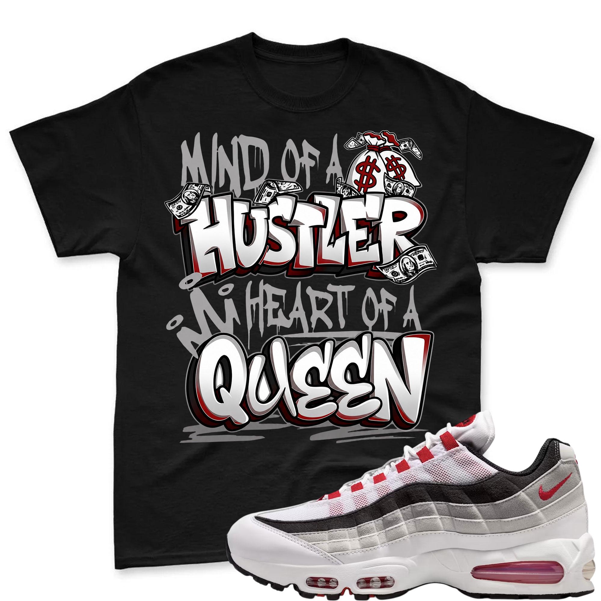 HUSTLE QUEEN! T Shirt To Match Air Max 95 Big Bubble Comet Red