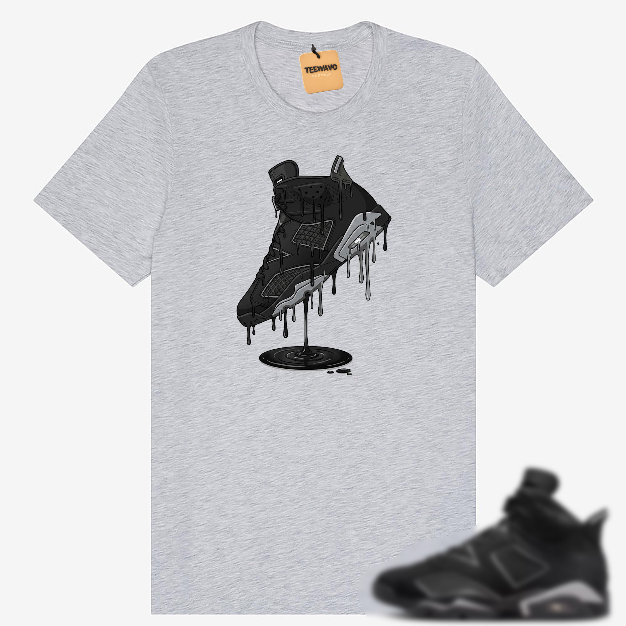 Dripping Shoe Shirt to Match AJ6 Cap and Gown – AJ6 Matching Graphic Tee – Cap & Gown 6s Shirt