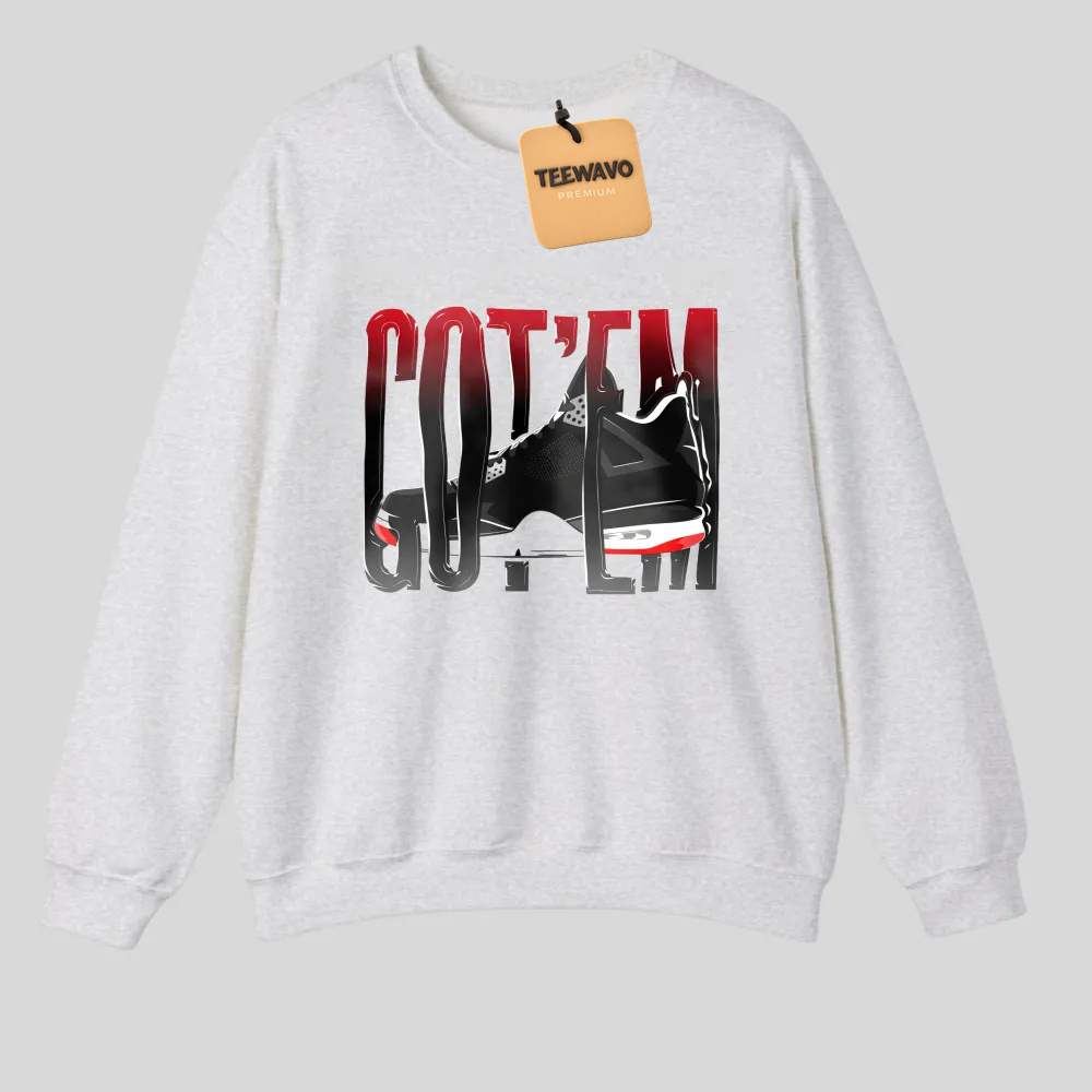 Got Em Sneaker Design Print tshirt 100% cotton