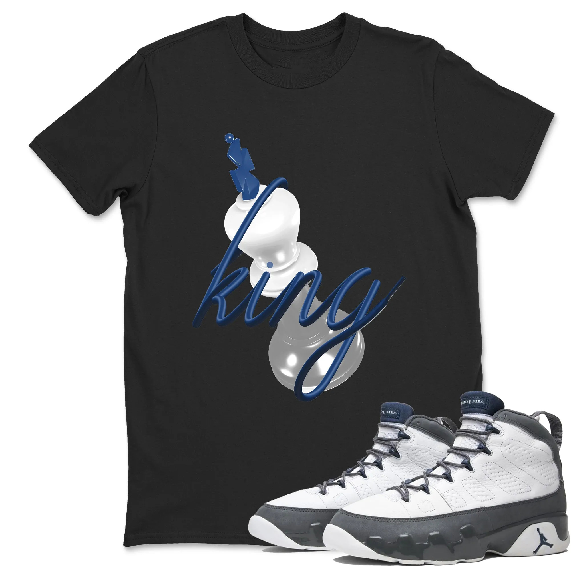 3D King  Sneaker Tees - Air Jordan 9 Flint Grey