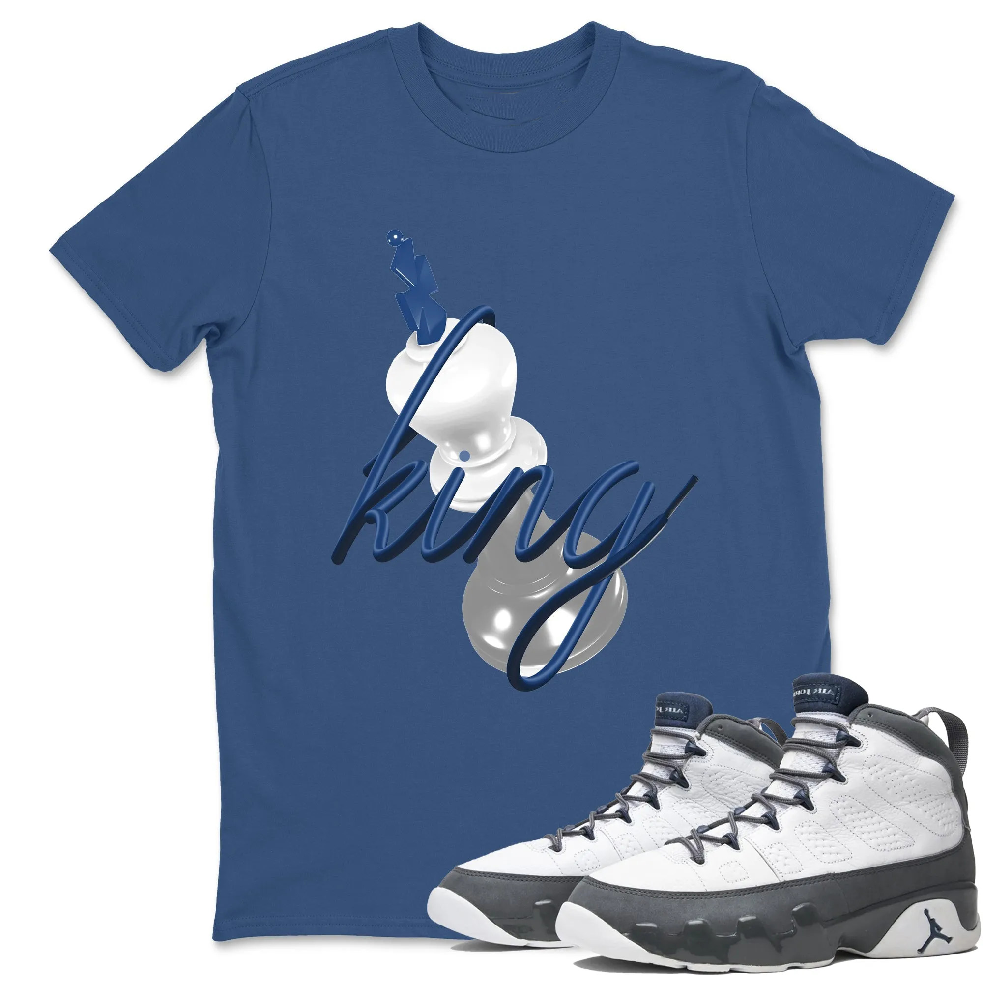 3D King  Sneaker Tees - Air Jordan 9 Flint Grey