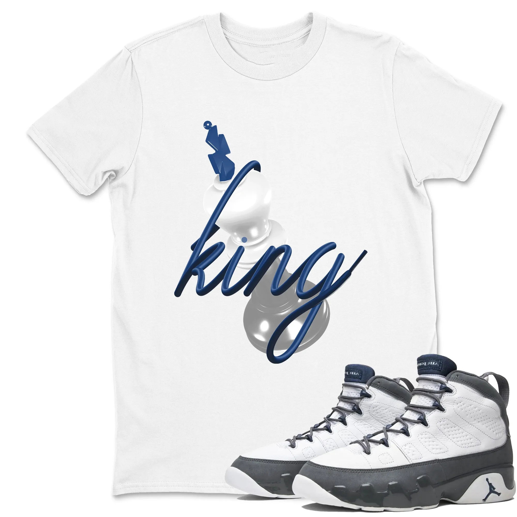 3D King  Sneaker Tees - Air Jordan 9 Flint Grey