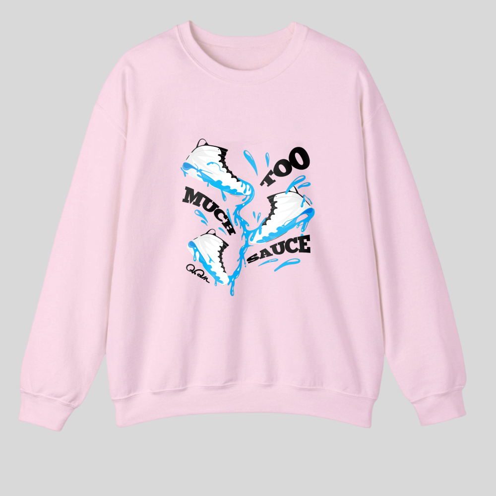 Blue Clouds And Water Splash Design tshirt 100% cotton