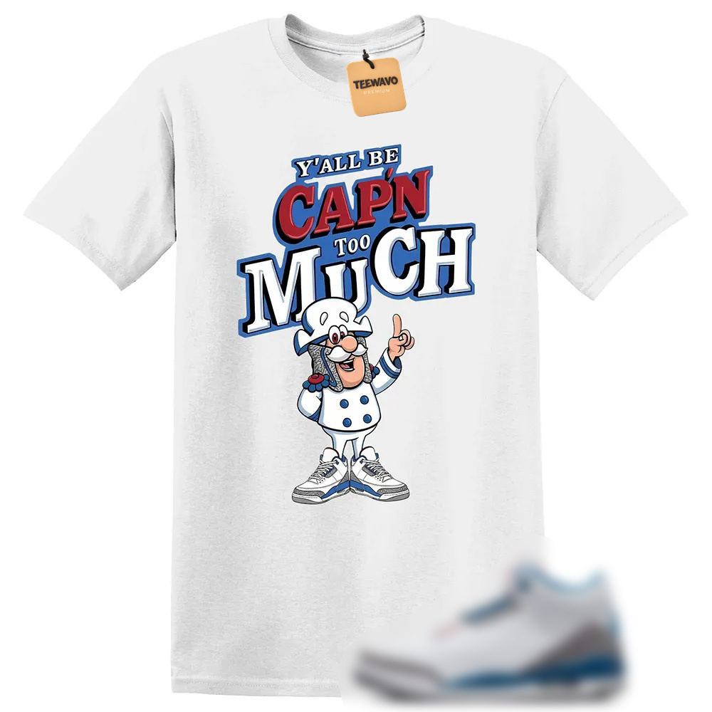 Shirt To Match Retro 3 True Blue