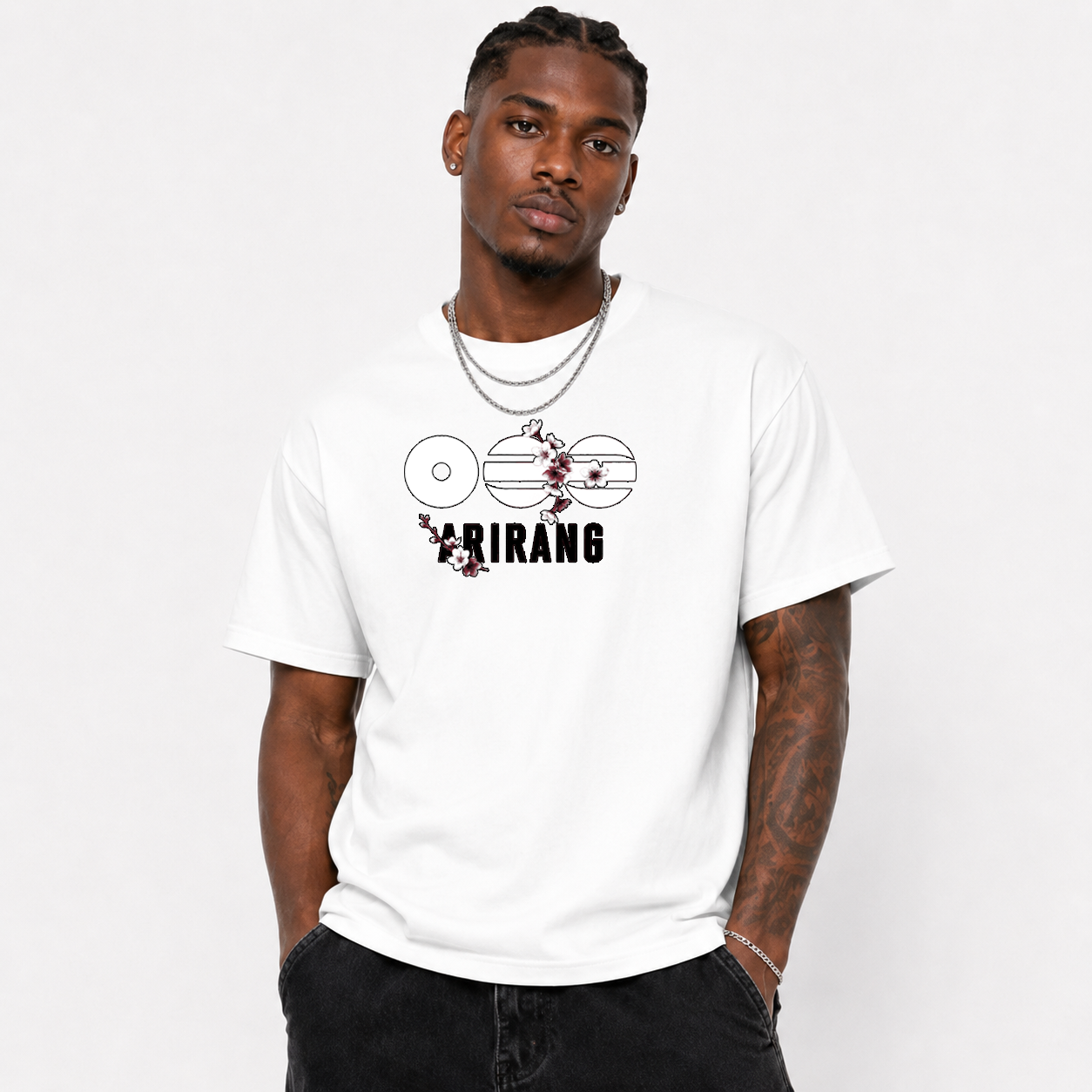 Arirang Cherry Blossom Air Jordan 4 Minimal Tee
