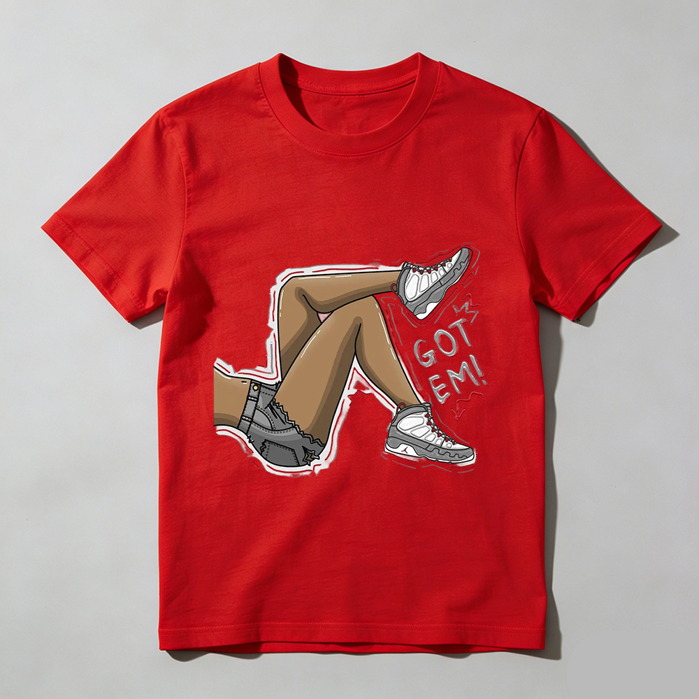 Got Em Legs Unisex Tops - Air Jordan 9 Fire Red