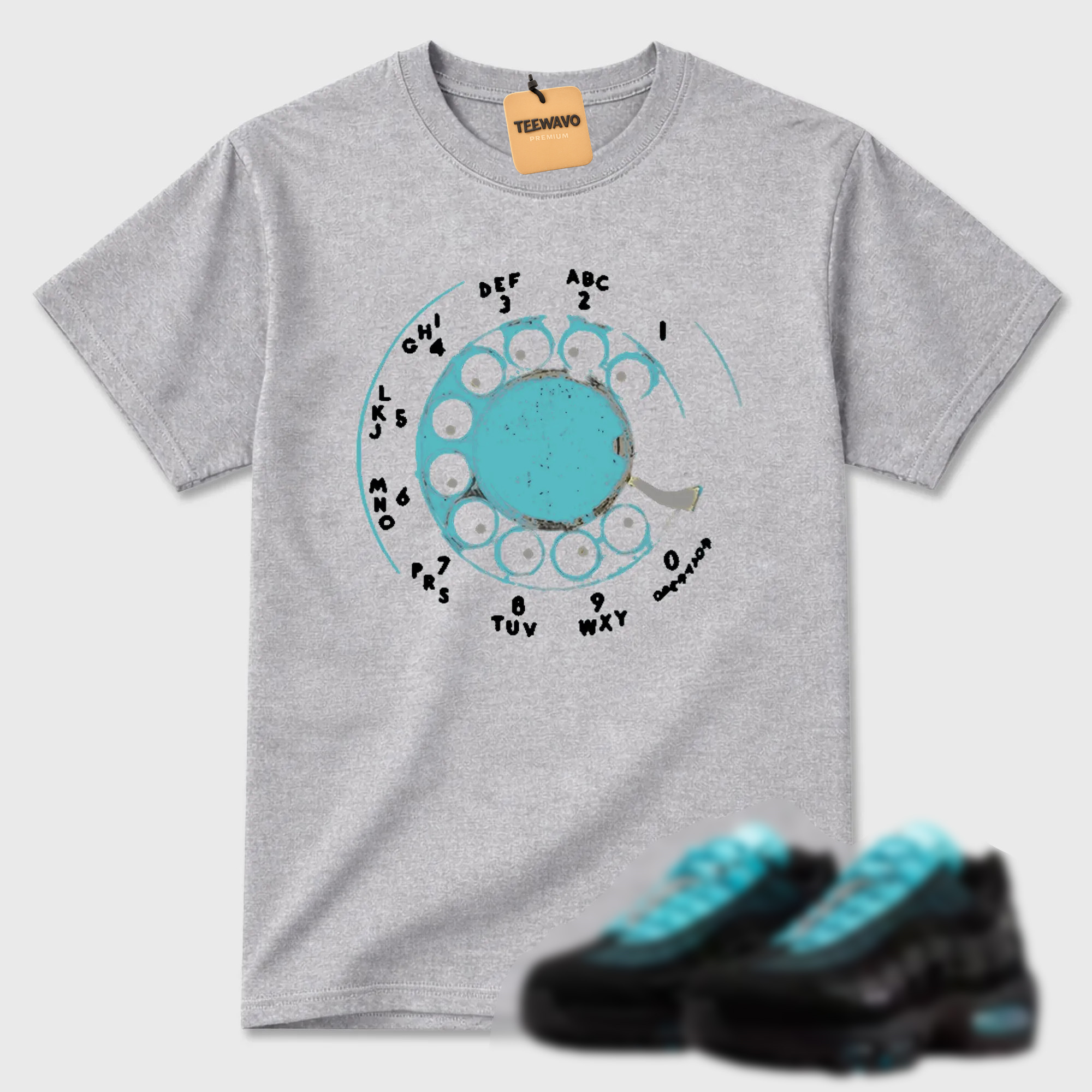 Dial Circle Premium Graphic Tee for Sneaker Matching Outfits