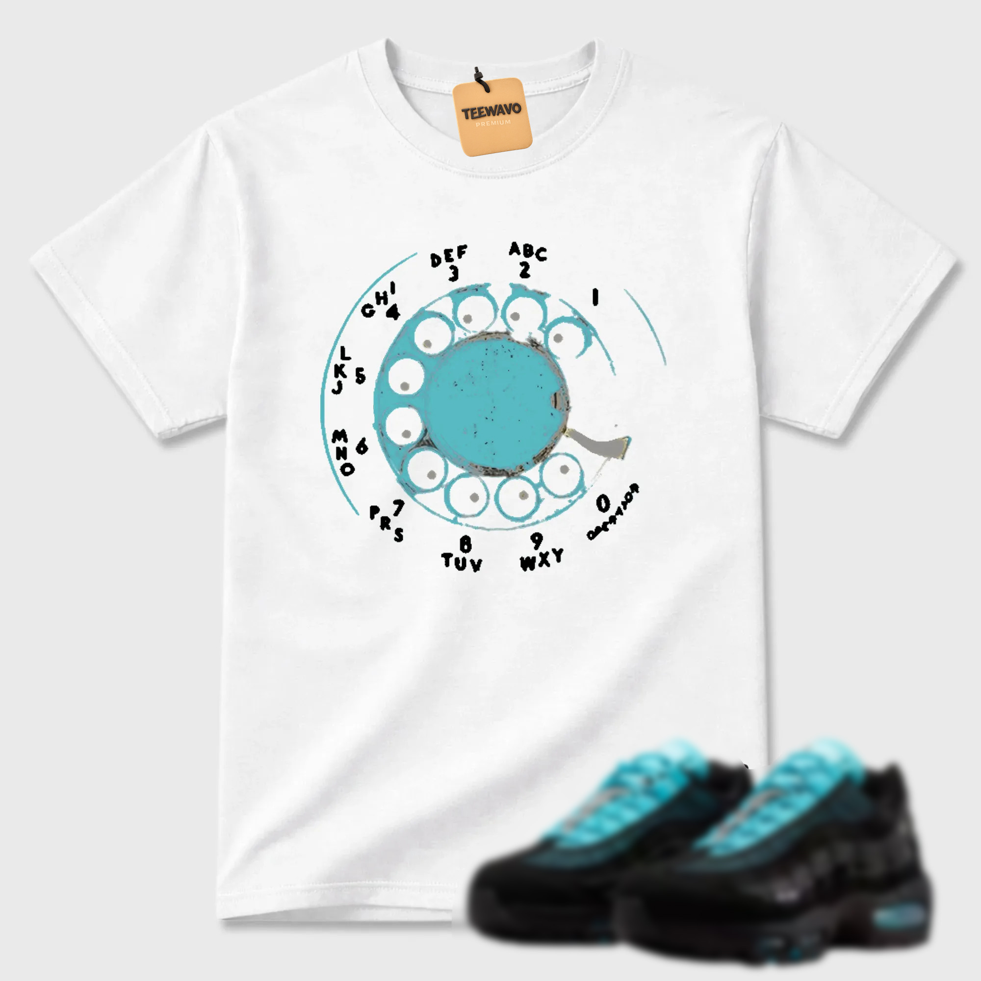 Dial Circle Premium Graphic Tee for Sneaker Matching Outfits