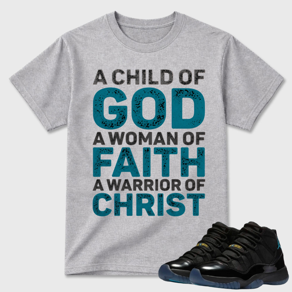 Child Of God Air Jordan 11 Faith Statement Tee