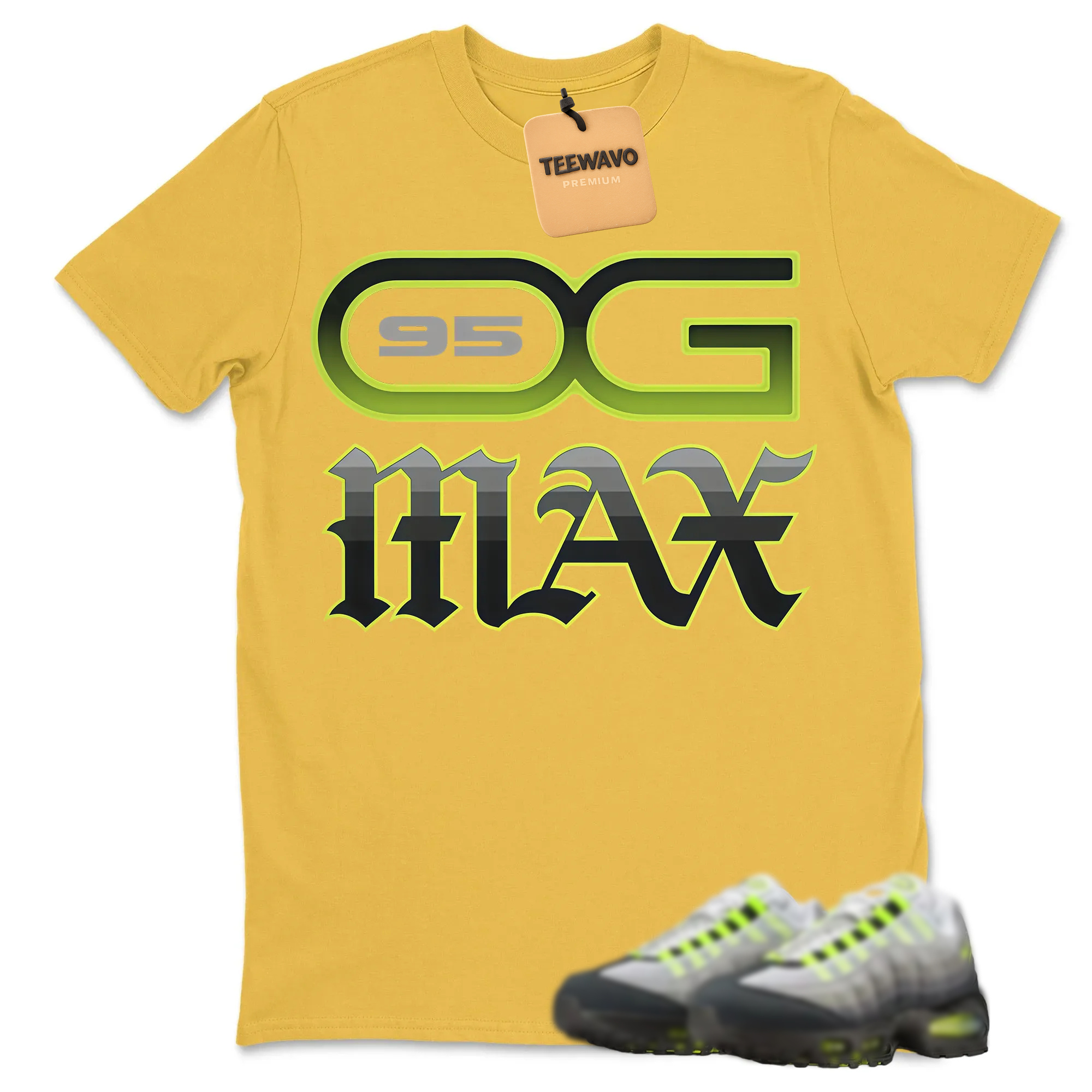Air Max 95 OG Neon Matching Tee  OG Neon 95 Shirt