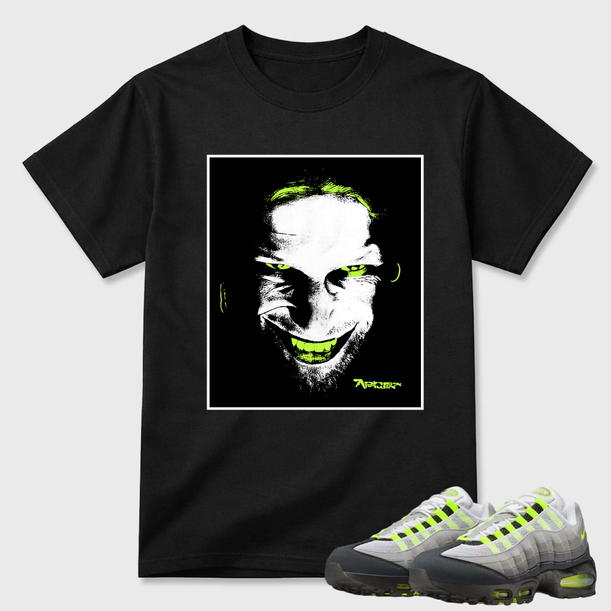 AP Inspired Portrait Air Max 95 Graphic Tee