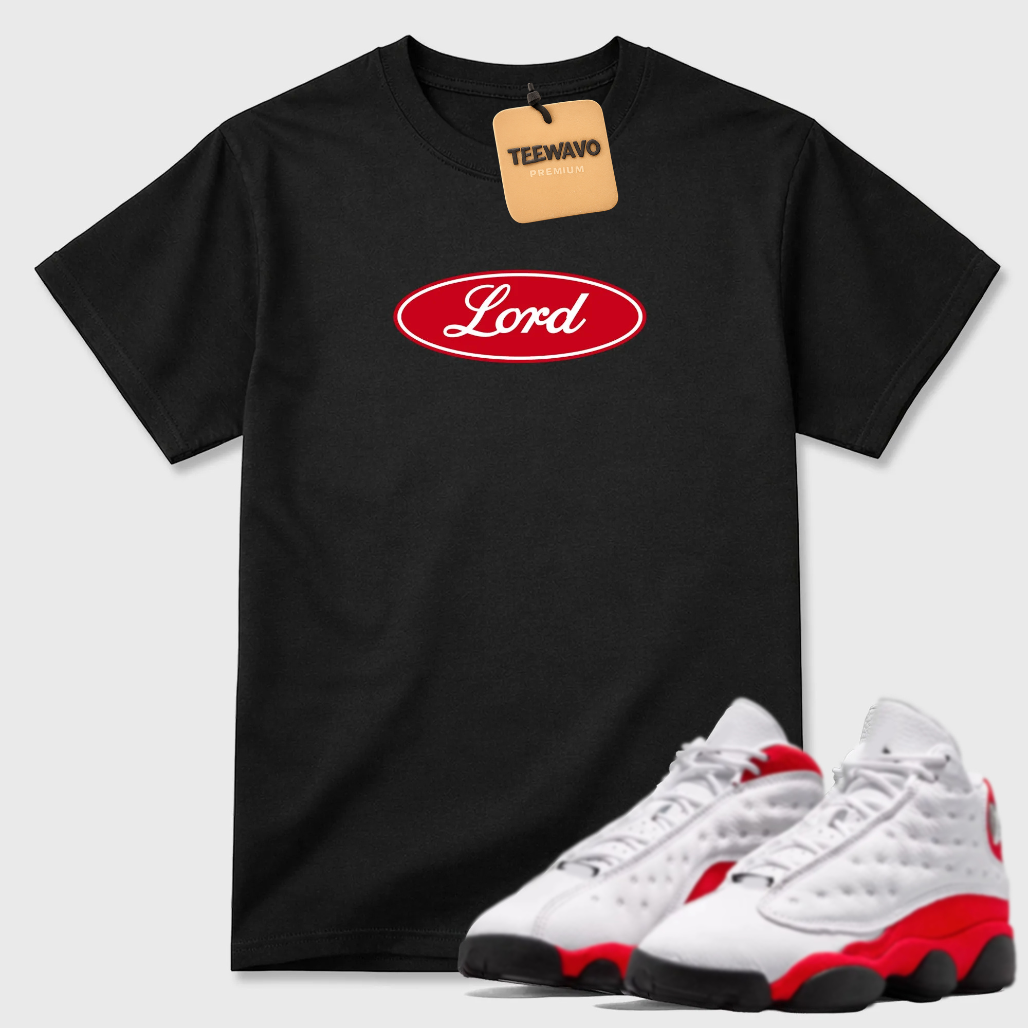 Lord Sneaker Tees - Air Jordan 13 University Red