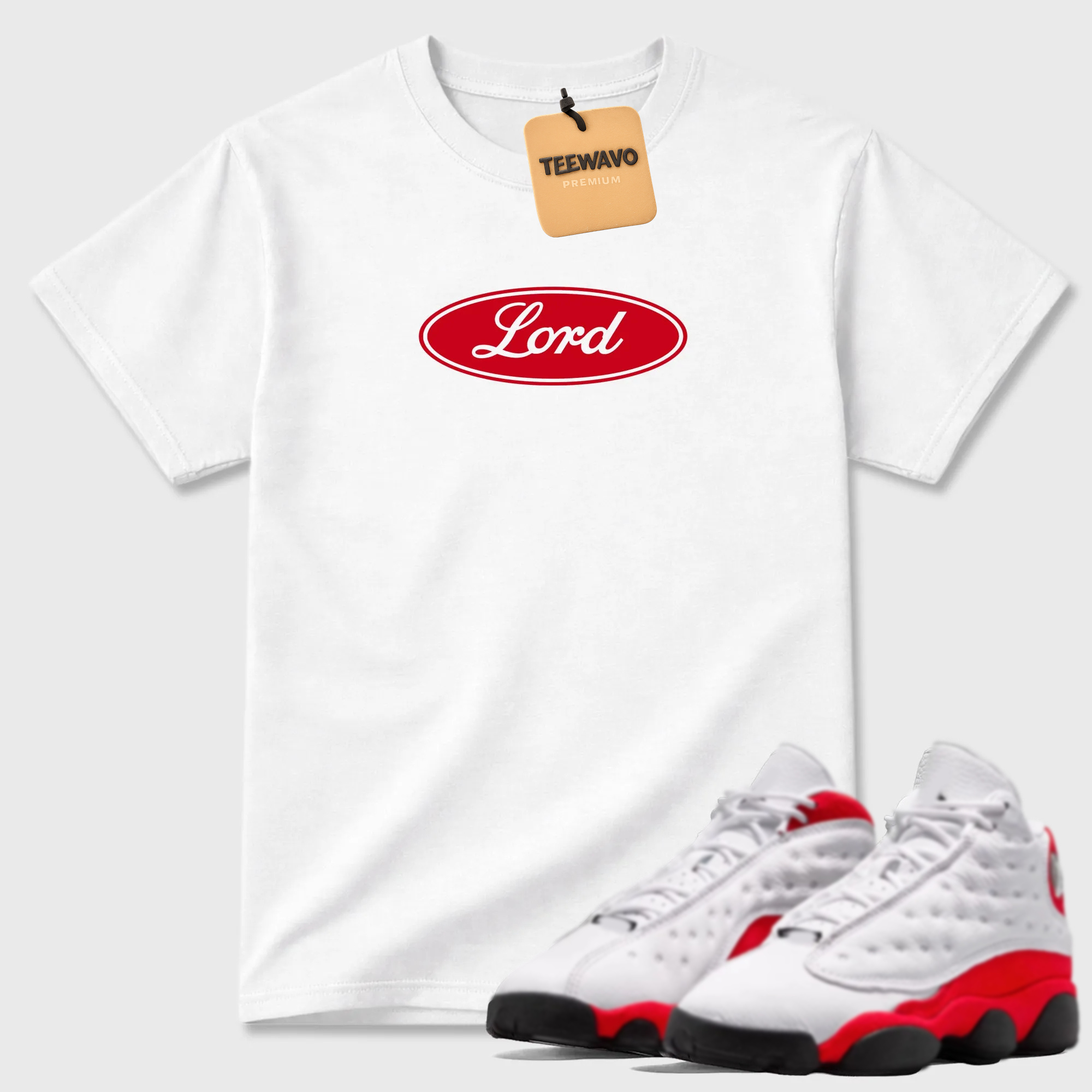 Lord Sneaker Tees - Air Jordan 13 University Red