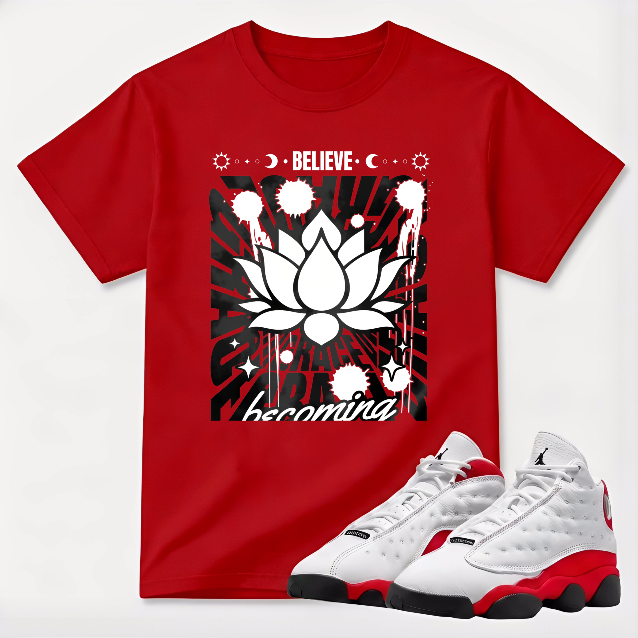 Sneaker Matching T-Shirt Air Jordan 13 Retro True Red 2026.