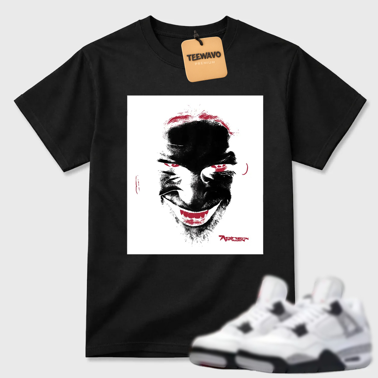 AP Inspired Portrait AJ 4 Graphic Tee