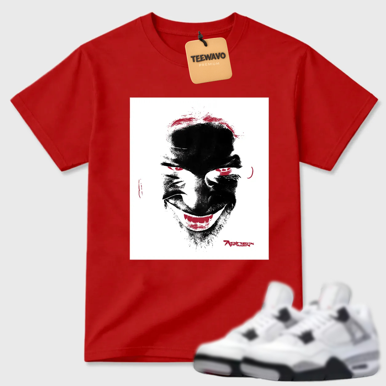 AP Inspired Portrait AJ 4 Graphic Tee