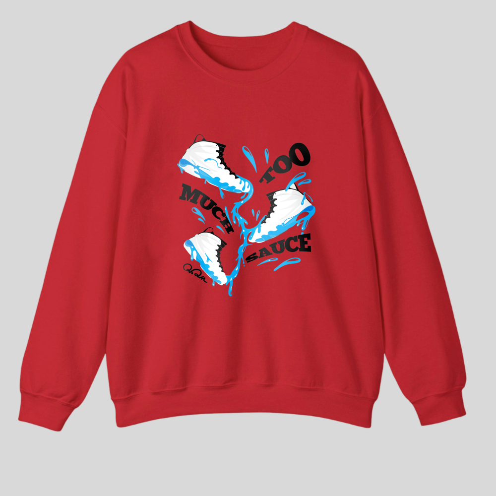 Blue Clouds And Water Splash Design tshirt 100% cotton