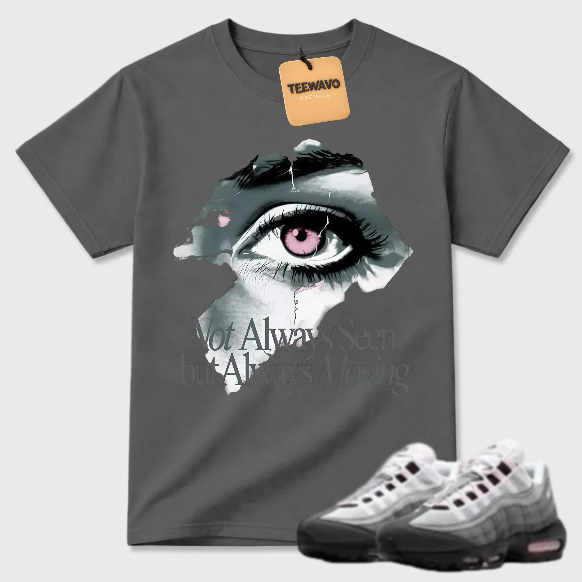 Classic 95 Pink Foam Shirt, AM95 Match Tee
