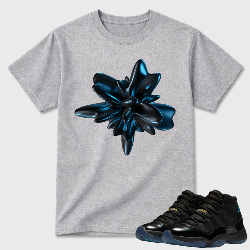 3D Abstract Flower Air Jordan 11 Modern Tee