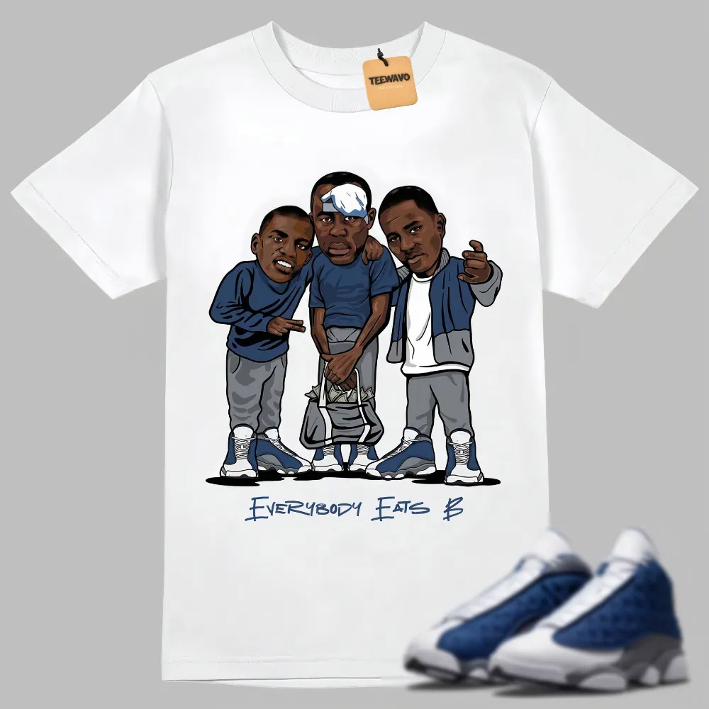 Everybody Eats B Shirt to Match A-J 13 Flint