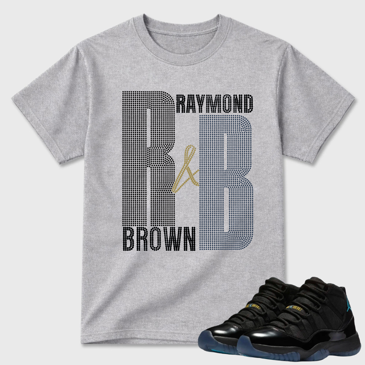 Raymond Brown Initials Air Jordan 11 Streetwear Tee