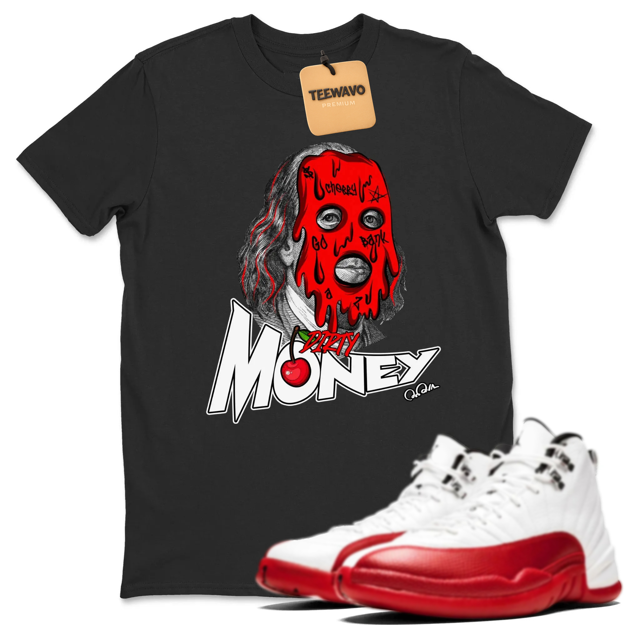 Dirty Money Unisex Tops - AJD 12 Cherry