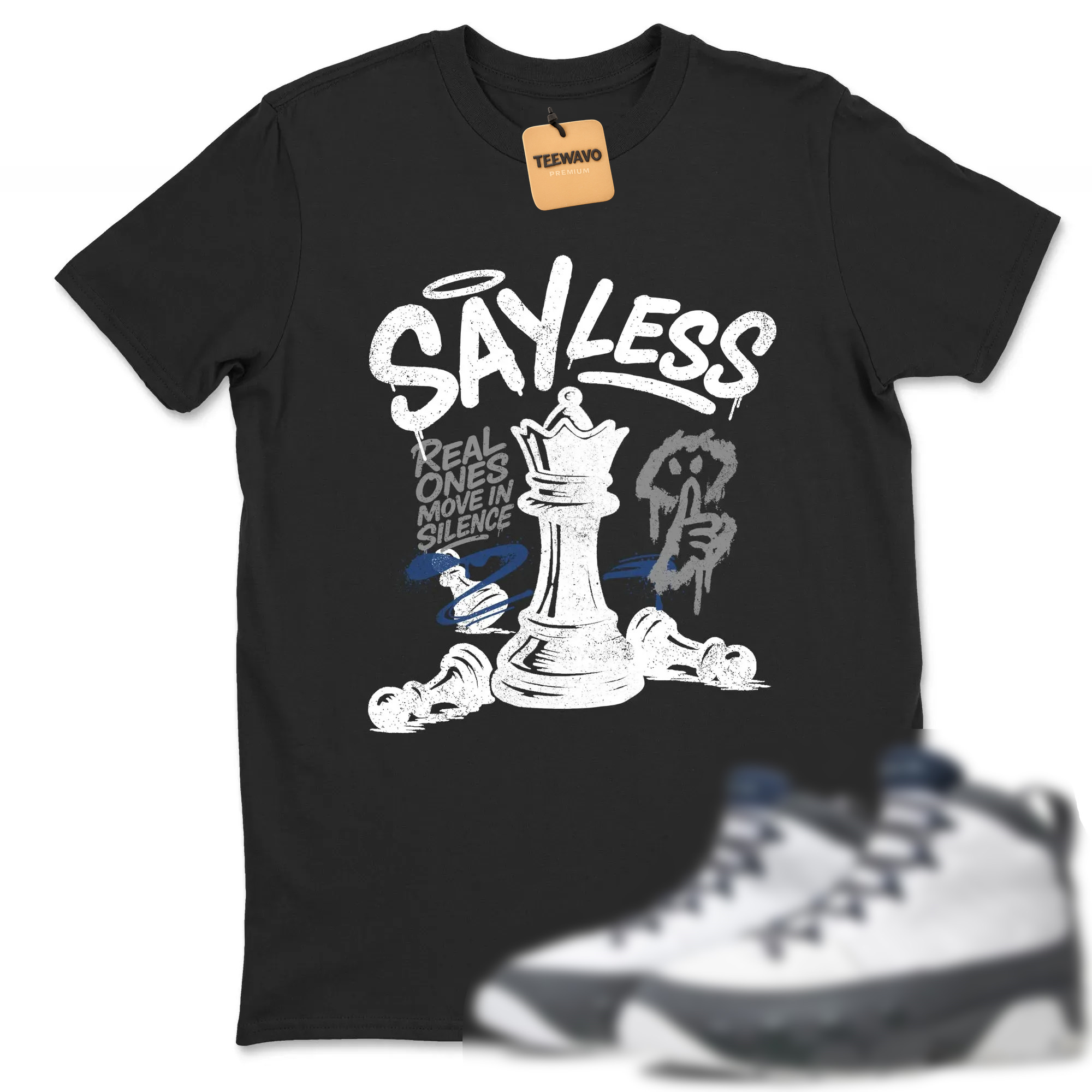 Say Less Sneaker Tees - AJ 9 Flint Grey