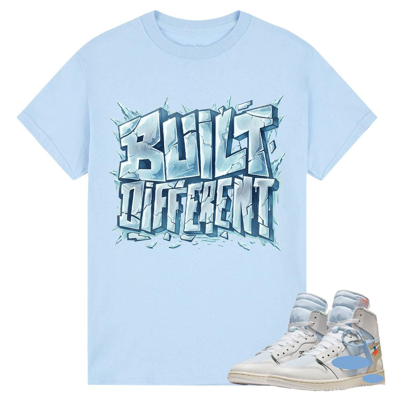 Built Different T Shirt To Match AJ 1 Alaska 1 Tee Shirt