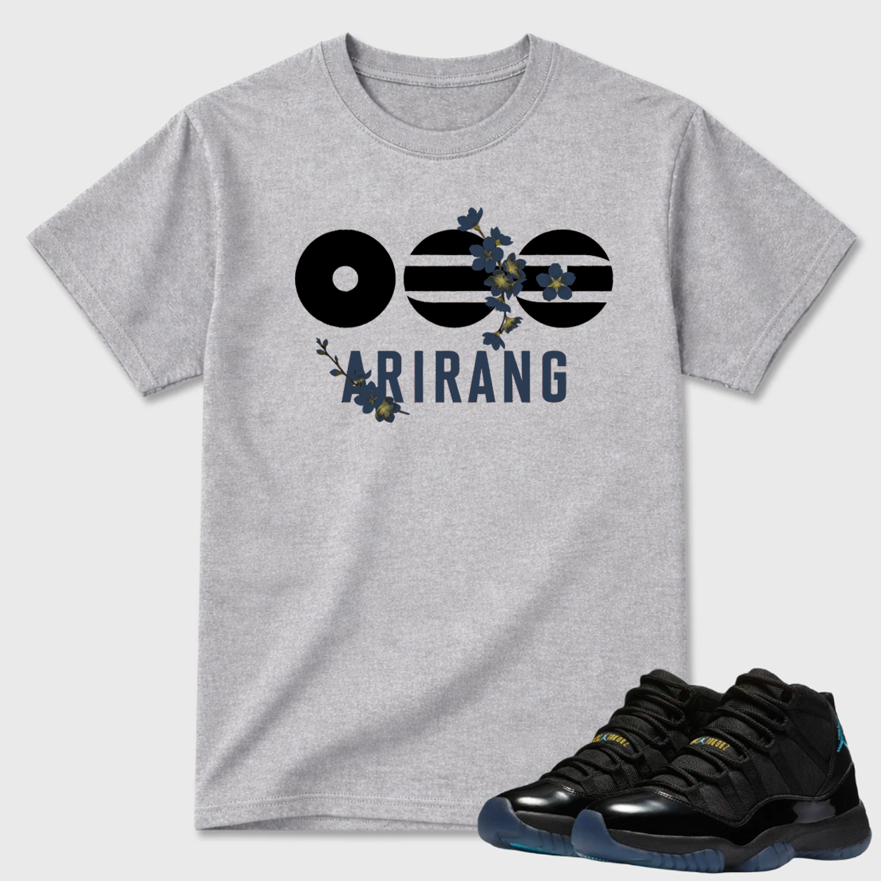 Arirang Cherry Blossom Air Jordan 11 Minimal Tee