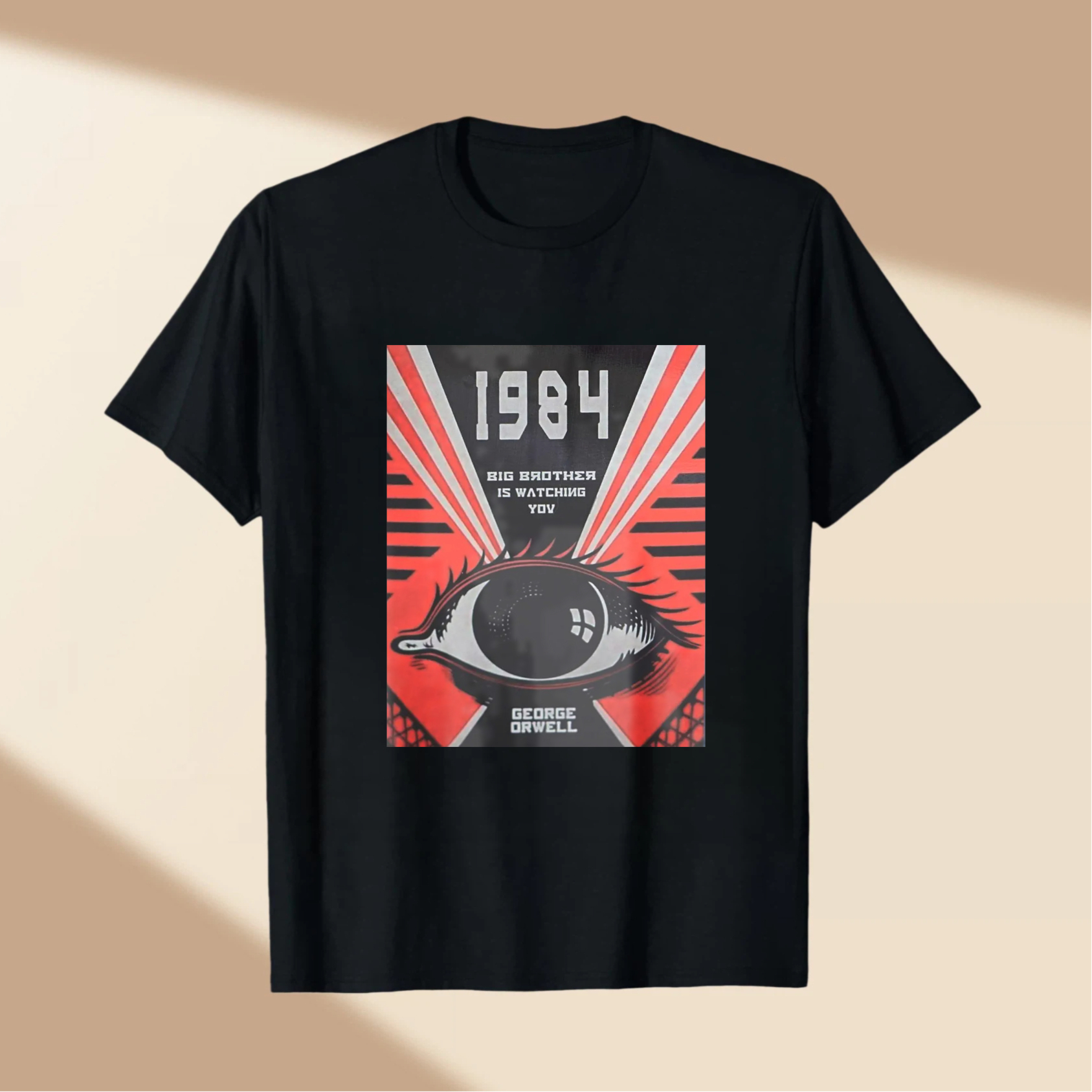 Big Brother Is Watching You Eye Design tshirt 100% cotton