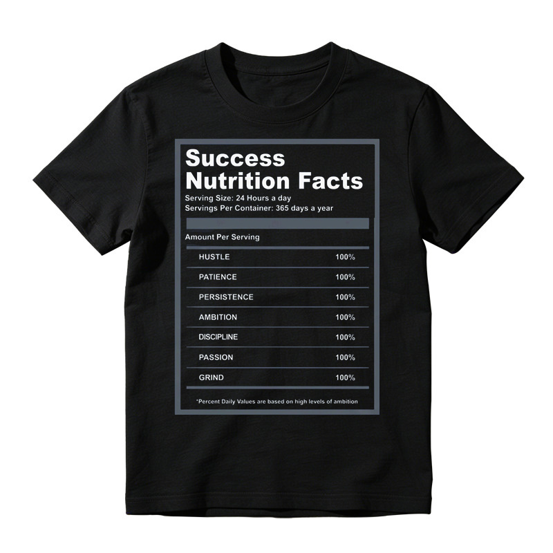 A J 13 Flint Success Nutrition Facts Shirt