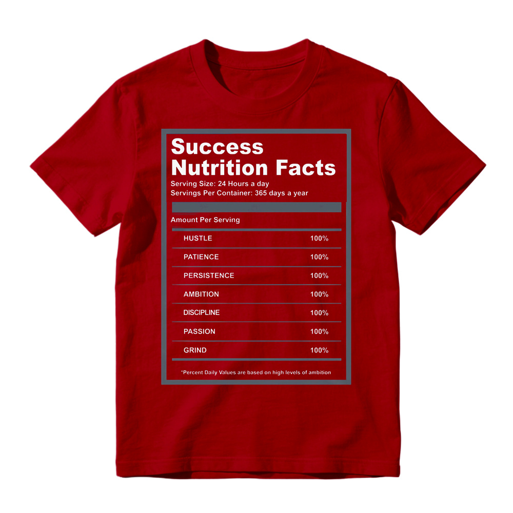 A J 13 Flint Success Nutrition Facts Shirt