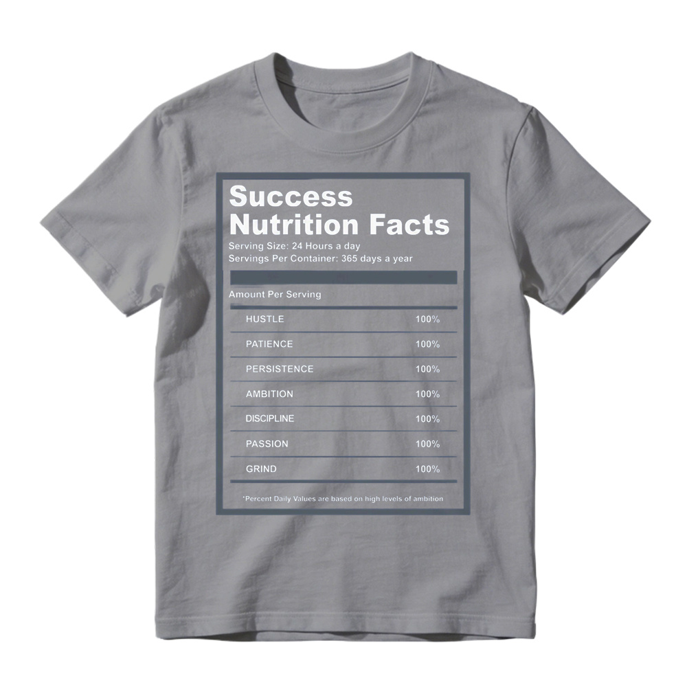 A J 13 Flint Success Nutrition Facts Shirt